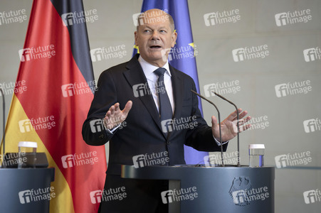 Empfang des Königs von Jordanien im Bundeskanzleramt in Berlin