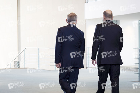 Empfang des Königs von Jordanien im Bundeskanzleramt in Berlin