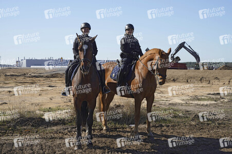 Spatenstich für den neuen Bahnhof Fangschleuse in Grünheide
