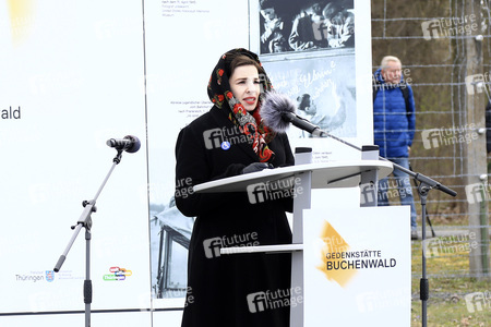 Kranzniederlegung zum 80. Jahrestag der Befreiung des Konzentrationslagers Buchenwald