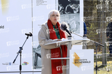 Kranzniederlegung zum 80. Jahrestag der Befreiung des Konzentrationslagers Buchenwald