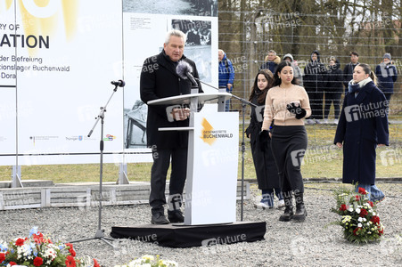 Kranzniederlegung zum 80. Jahrestag der Befreiung des Konzentrationslagers Buchenwald