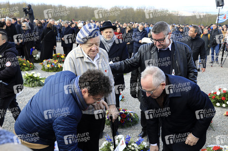 Kranzniederlegung zum 80. Jahrestag der Befreiung des Konzentrationslagers Buchenwald