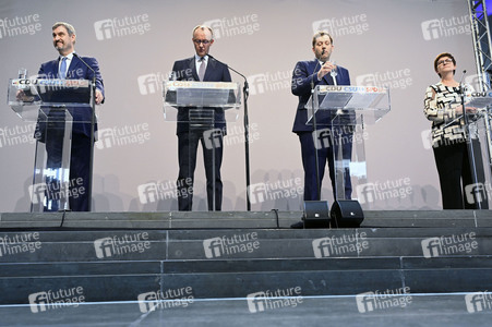 Pressekonferenz von CDU, CSU und SPD in Berlin