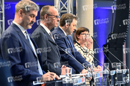 Pressekonferenz von CDU, CSU und SPD in Berlin