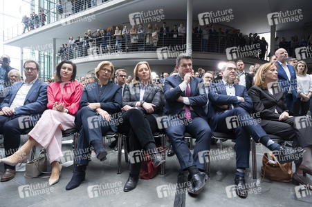 Pressekonferenz von CDU, CSU und SPD in Berlin