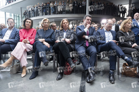 Pressekonferenz von CDU, CSU und SPD in Berlin