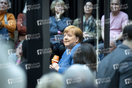 Radioshow mit Angela Merkel in Berlin
