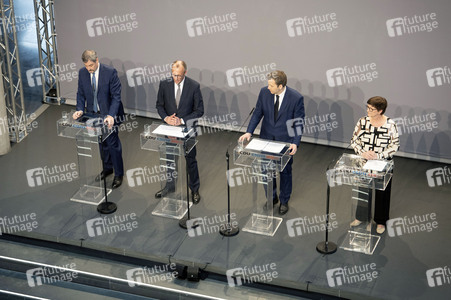 Pressekonferenz von CDU, CSU und SPD in Berlin