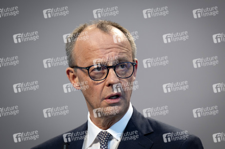 Pressekonferenz von CDU, CSU und SPD in Berlin