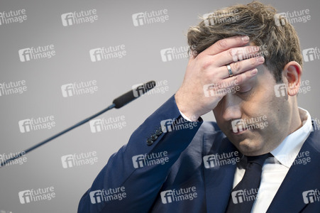 Pressekonferenz von CDU, CSU und SPD in Berlin