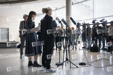 Pressestatement der Partei Die Linke in Berlin