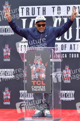 Hand and Footprint Ceremony mit Ice Cube in Los Angeles