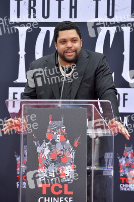 Hand and Footprint Ceremony mit Ice Cube in Los Angeles