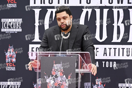 Hand and Footprint Ceremony mit Ice Cube in Los Angeles