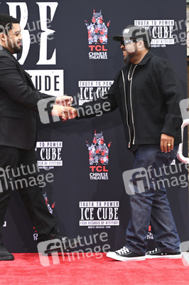 Hand and Footprint Ceremony mit Ice Cube in Los Angeles