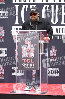 Hand and Footprint Ceremony mit Ice Cube in Los Angeles