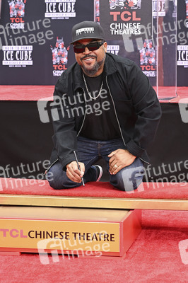 Hand and Footprint Ceremony mit Ice Cube in Los Angeles