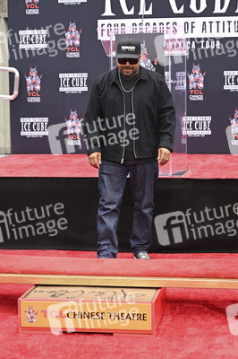 Hand and Footprint Ceremony mit Ice Cube in Los Angeles