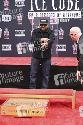 Hand and Footprint Ceremony mit Ice Cube in Los Angeles