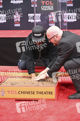 Hand and Footprint Ceremony mit Ice Cube in Los Angeles