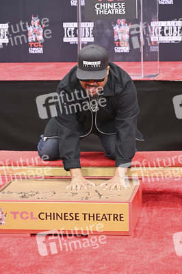 Hand and Footprint Ceremony mit Ice Cube in Los Angeles