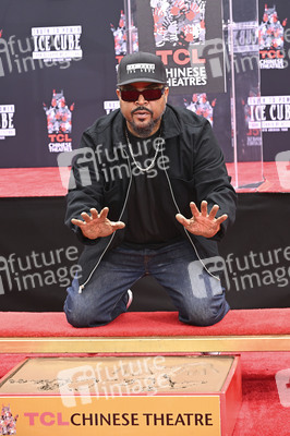 Hand and Footprint Ceremony mit Ice Cube in Los Angeles