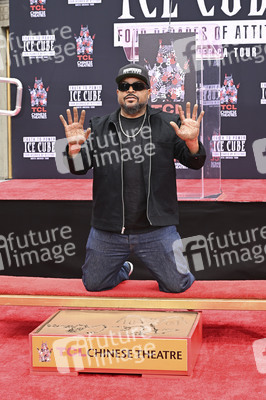 Hand and Footprint Ceremony mit Ice Cube in Los Angeles