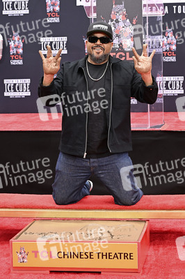 Hand and Footprint Ceremony mit Ice Cube in Los Angeles