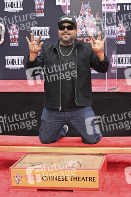 Hand and Footprint Ceremony mit Ice Cube in Los Angeles