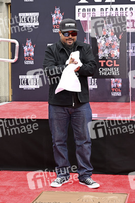Hand and Footprint Ceremony mit Ice Cube in Los Angeles