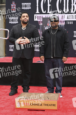 Hand and Footprint Ceremony mit Ice Cube in Los Angeles