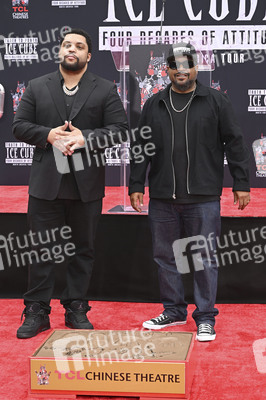 Hand and Footprint Ceremony mit Ice Cube in Los Angeles