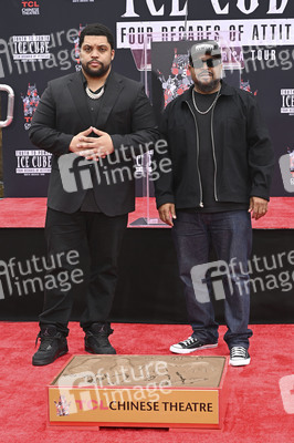 Hand and Footprint Ceremony mit Ice Cube in Los Angeles