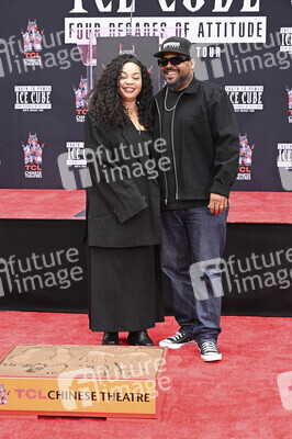 Hand and Footprint Ceremony mit Ice Cube in Los Angeles