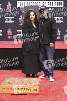 Hand and Footprint Ceremony mit Ice Cube in Los Angeles