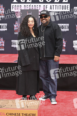 Hand and Footprint Ceremony mit Ice Cube in Los Angeles