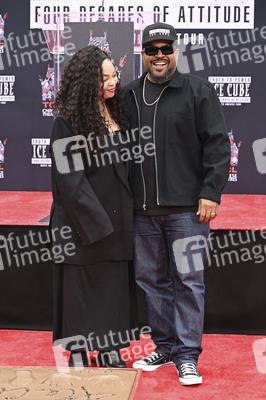 Hand and Footprint Ceremony mit Ice Cube in Los Angeles