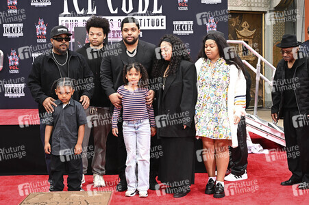Hand and Footprint Ceremony mit Ice Cube in Los Angeles