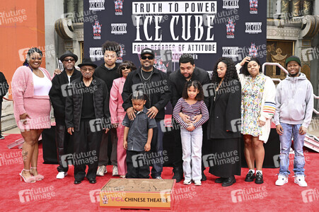 Hand and Footprint Ceremony mit Ice Cube in Los Angeles