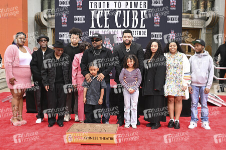 Hand and Footprint Ceremony mit Ice Cube in Los Angeles