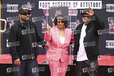 Hand and Footprint Ceremony mit Ice Cube in Los Angeles