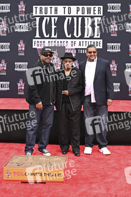 Hand and Footprint Ceremony mit Ice Cube in Los Angeles