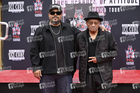 Hand and Footprint Ceremony mit Ice Cube in Los Angeles