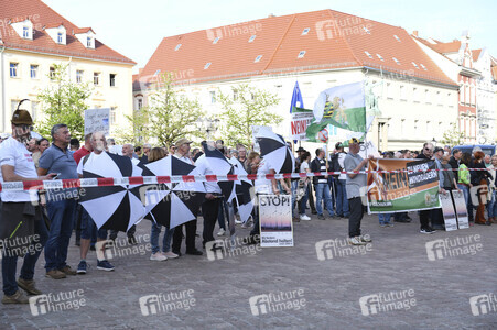 Michael Kretschmer vor Demo gegen Windanlagen in Großenhain