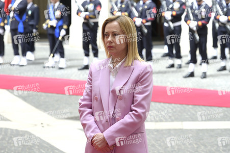 Giorgia Meloni empfängt  JD Vance in Rom