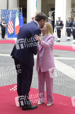 Giorgia Meloni empfängt  JD Vance in Rom