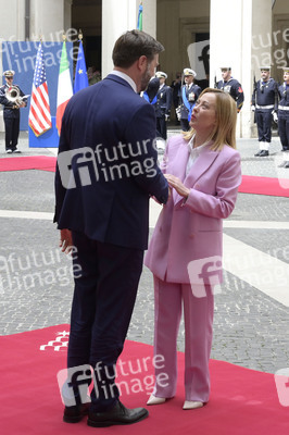 Giorgia Meloni empfängt  JD Vance in Rom