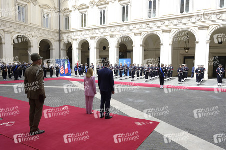 Giorgia Meloni empfängt  JD Vance in Rom