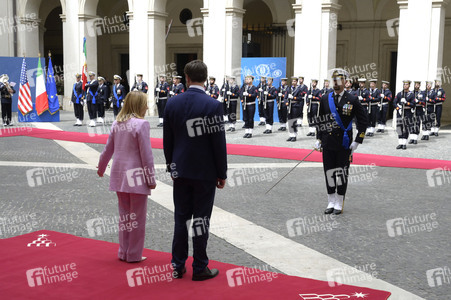 Giorgia Meloni empfängt  JD Vance in Rom